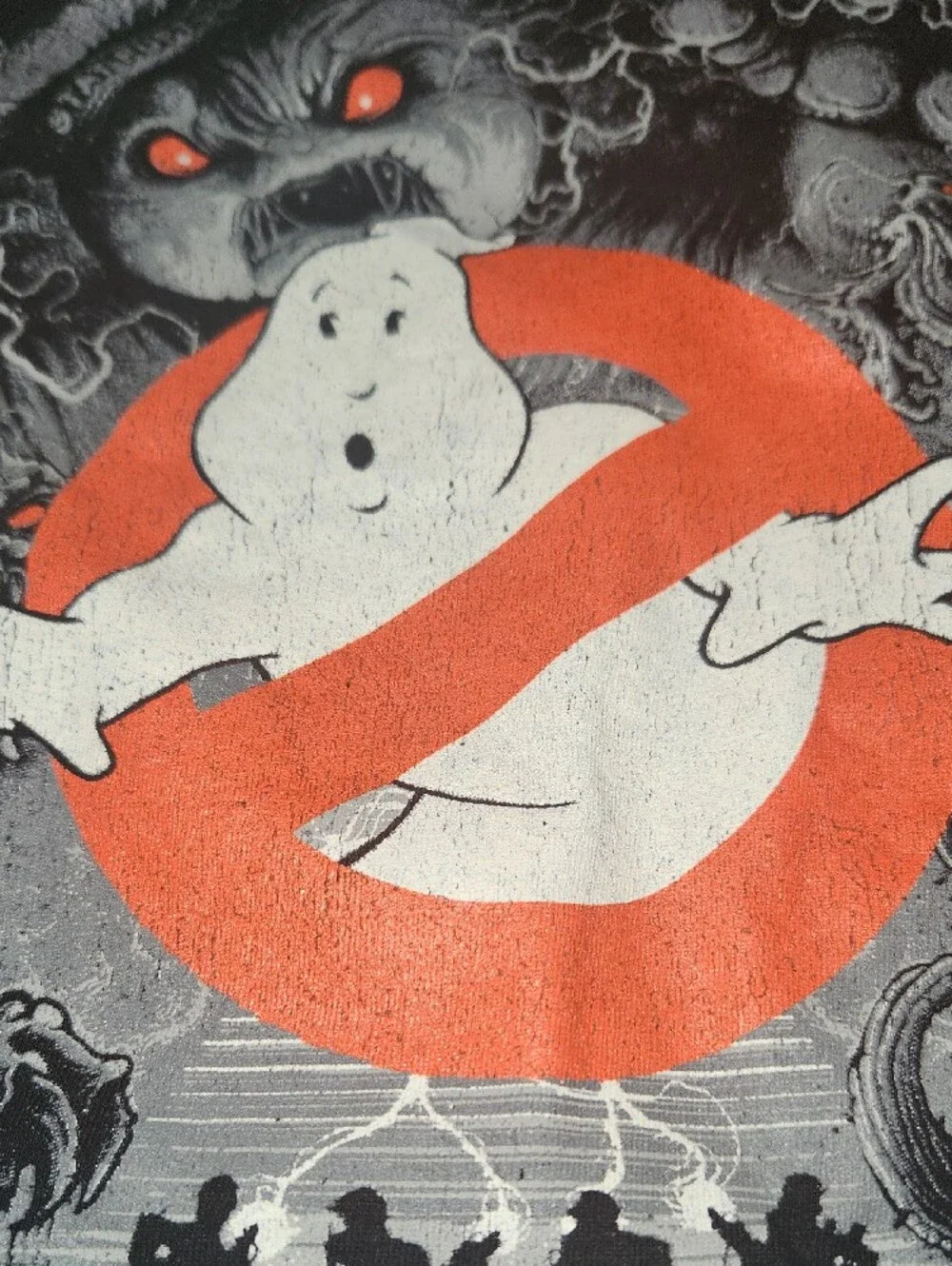 Ghostbusters Kids Black Graphic Tee with Orange Logo